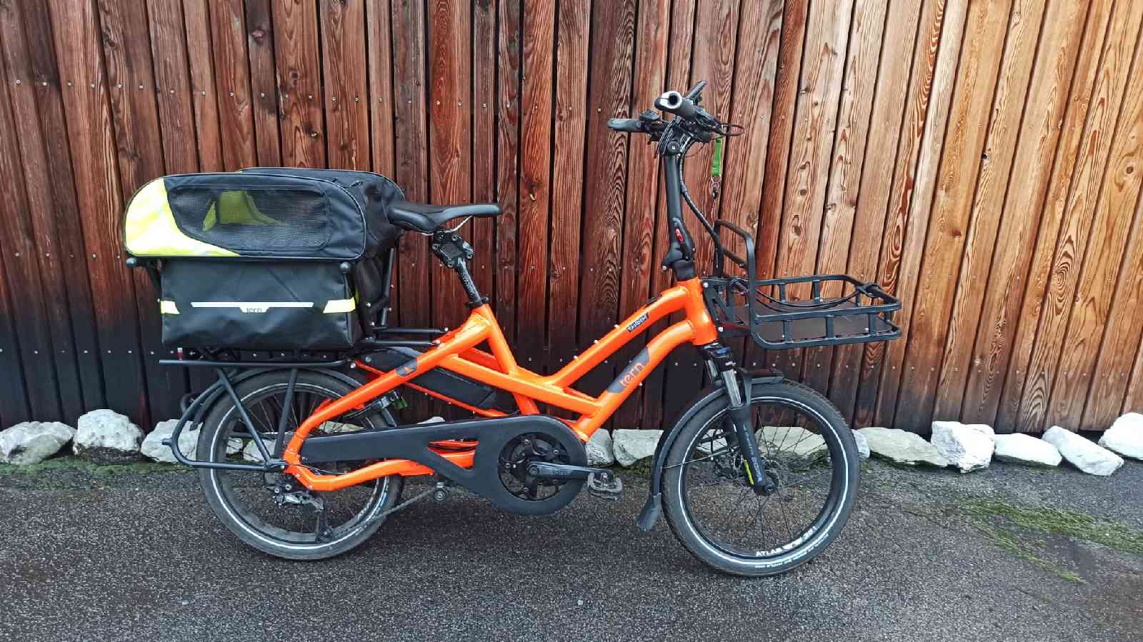 Tern HSD P10 Smart System 545wh avec accessoires (vélo test orange)