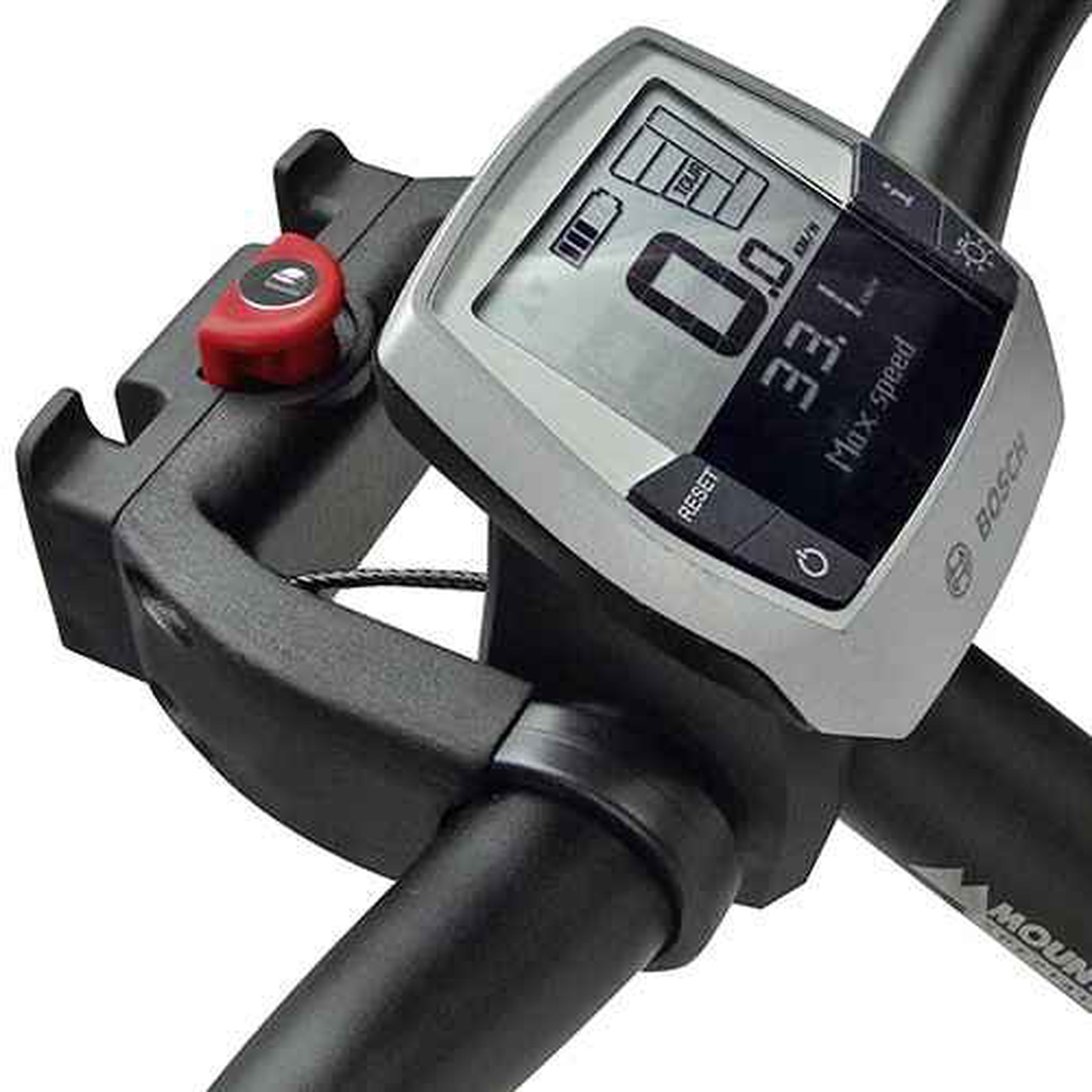 Adaptateur Klickfix pour guidon E-bike, à clé