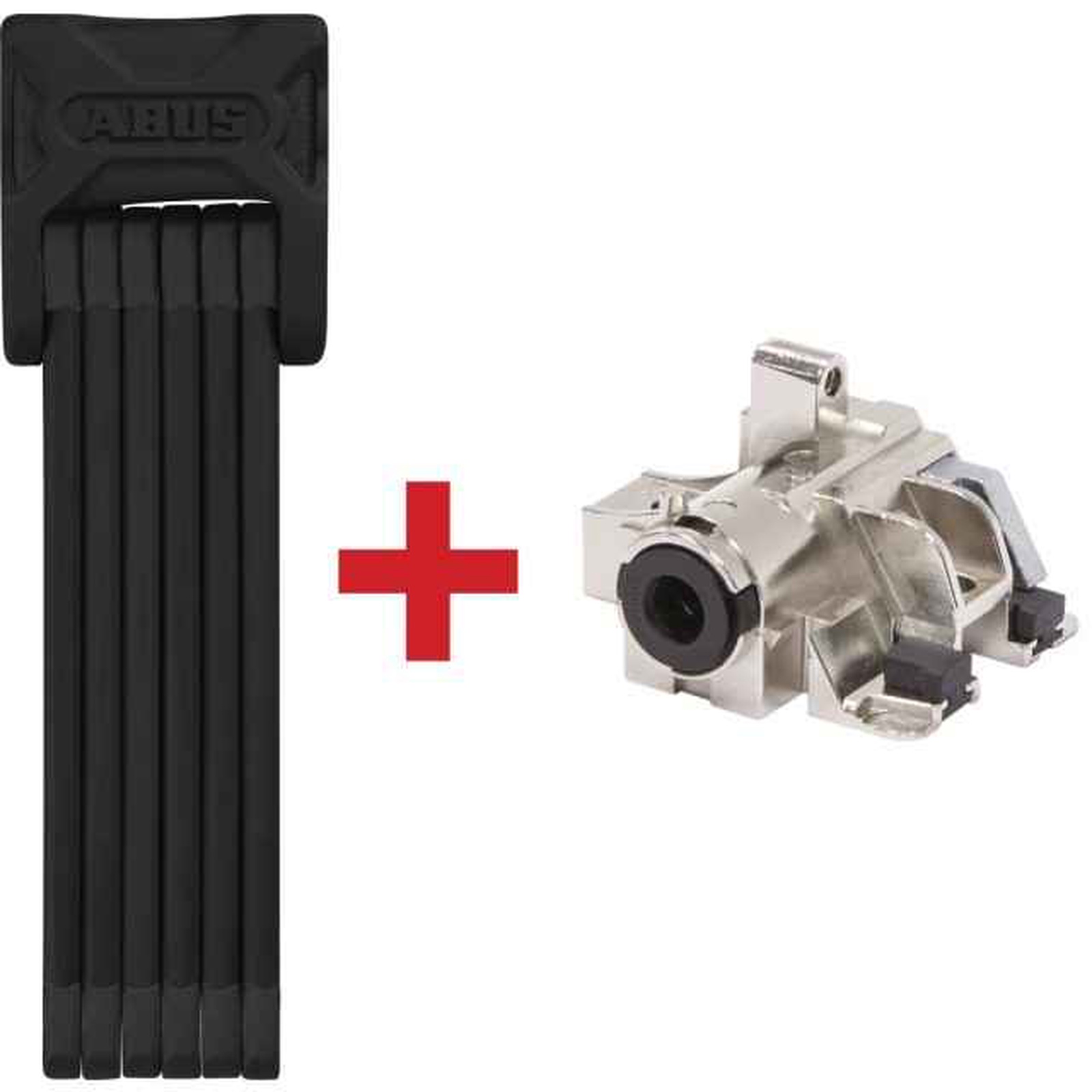 Antivol pliable Bordo 6015 noir et serrure de batterie cadre Bosch gén. 2