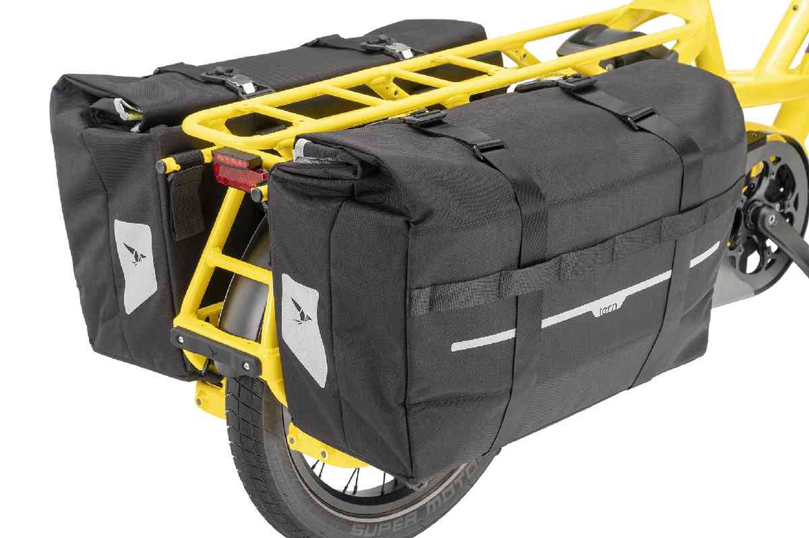 Sacoches 52L chacune, noir, paire, pour Tern GSD