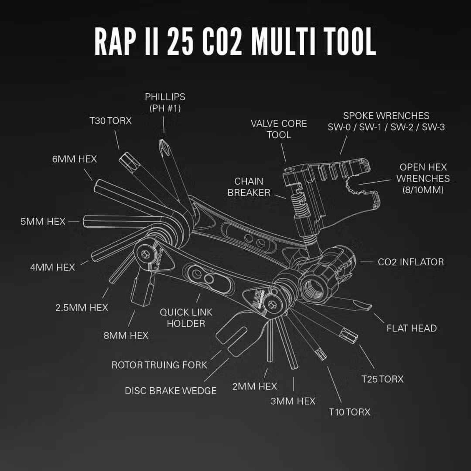 RAP Ii - 25 Co2 one size
