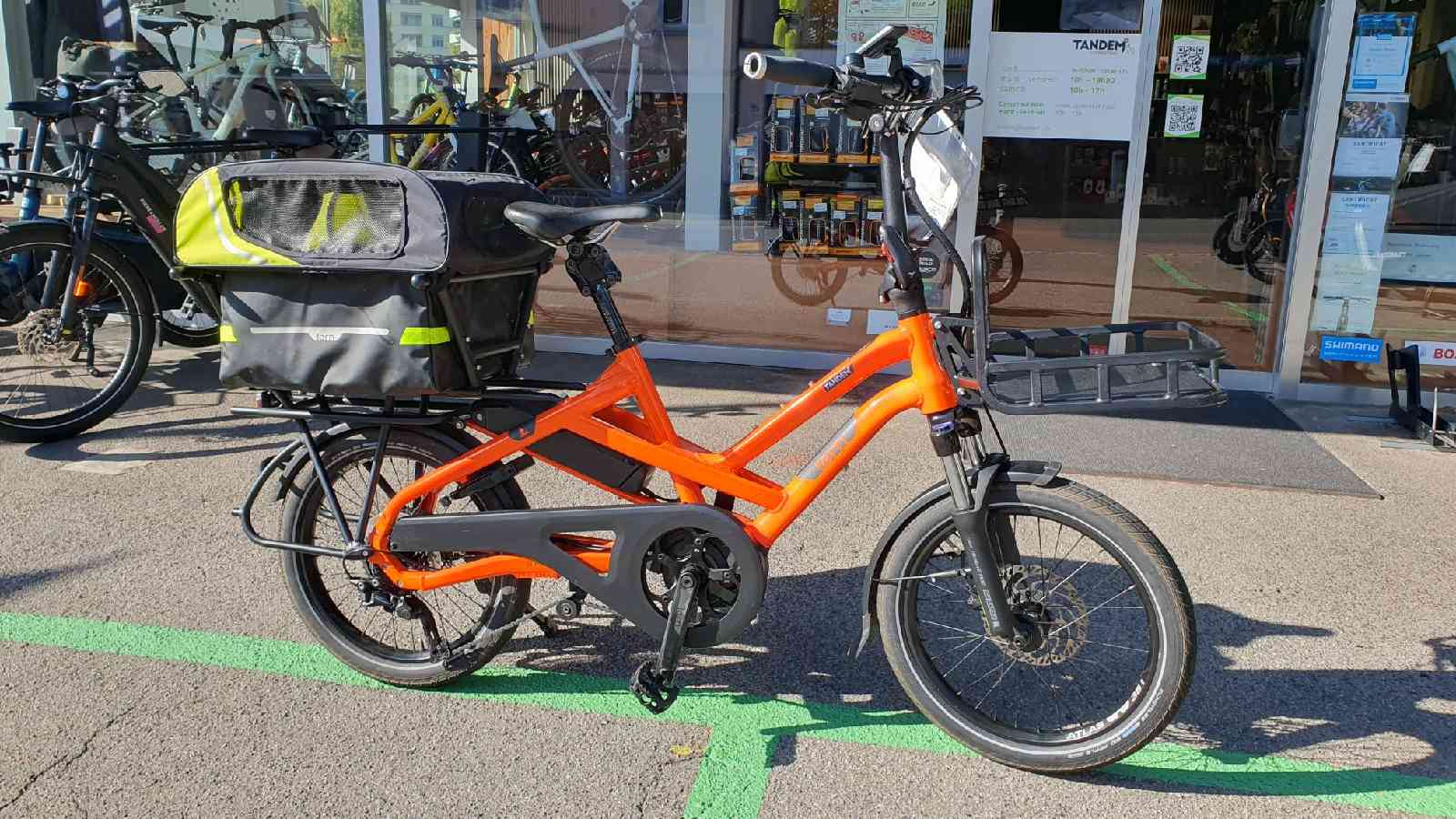 Tern HSD P10 Smart System 545wh avec accessoires (vélo test orange)
