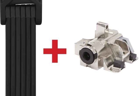 Antivol pliable Bordo 6015 noir et serrure de batterie cadre Bosch gén. 2