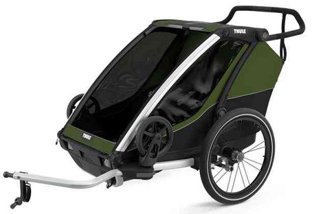 Remorque Chariot CAB 2 places Cypress Green-Black